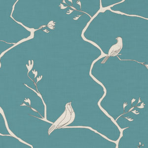 BIRDS ALLOVER turquoise